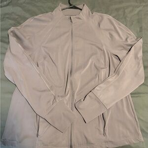 Avia Light Mauve Zip Front Active Jacket